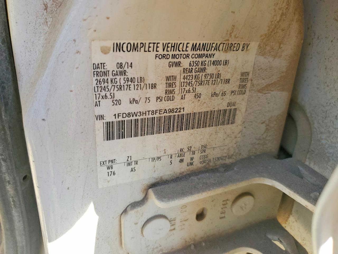 2015 FORD F350 SUPER DUTY UTILITY / SERVICE TRUCK photo 12