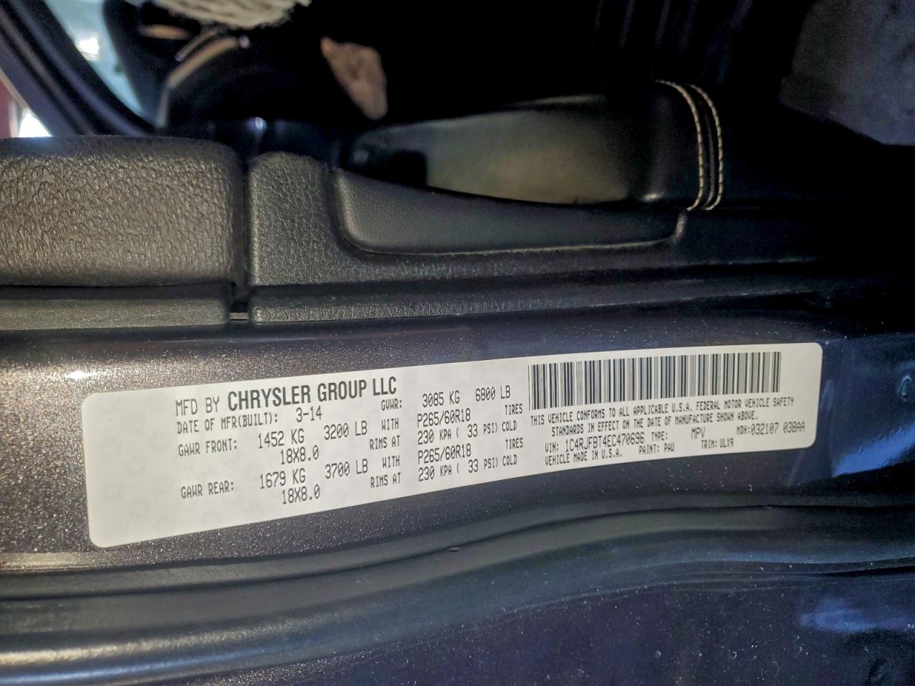 2014 JEEP GRAND CHEROKEE photo 25