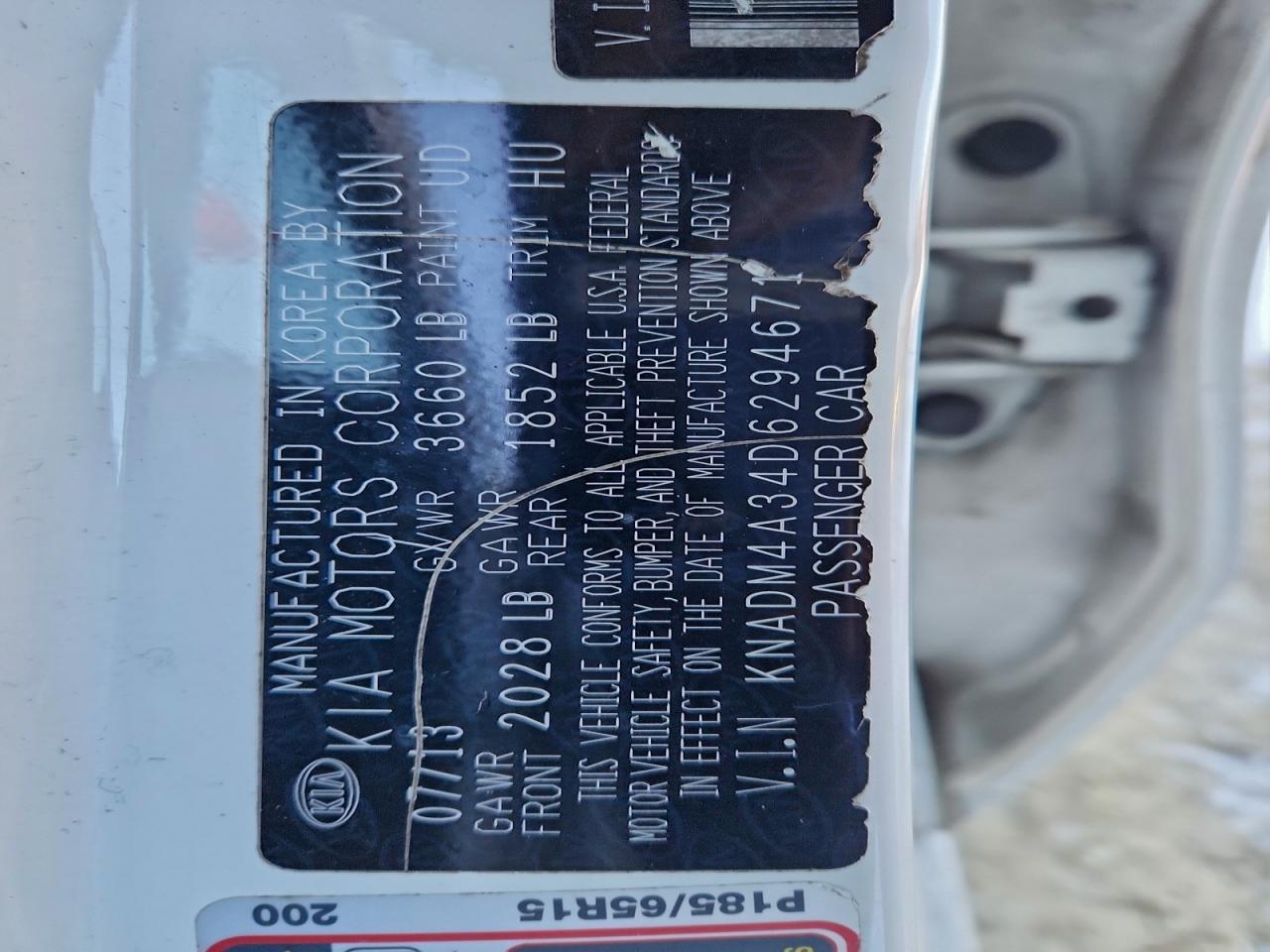 2013 KIA RIO LX photo 23