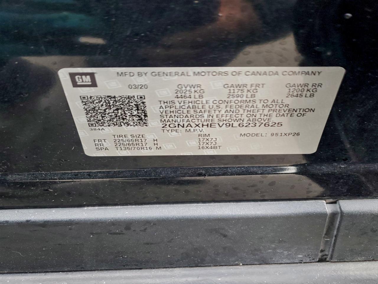 2020 CHEVROLET EQUINOX LS photo 13
