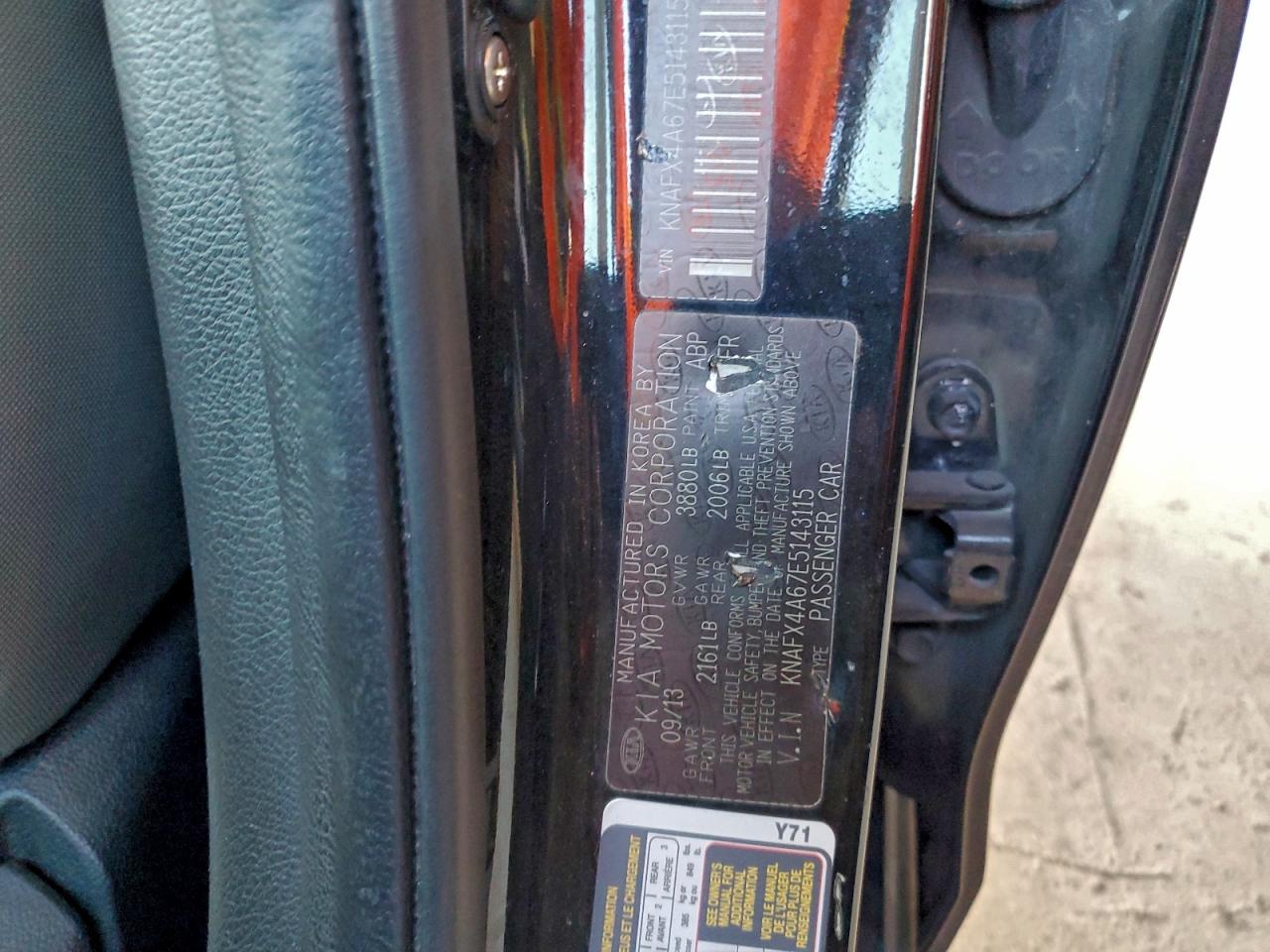 2014 KIA FORTE LX photo 34