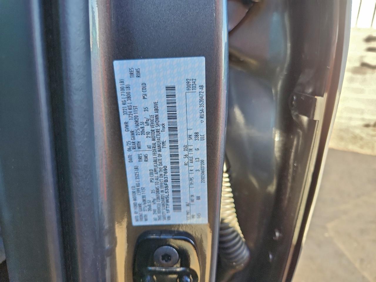 2025 FORD F150 LARIAT photo 23