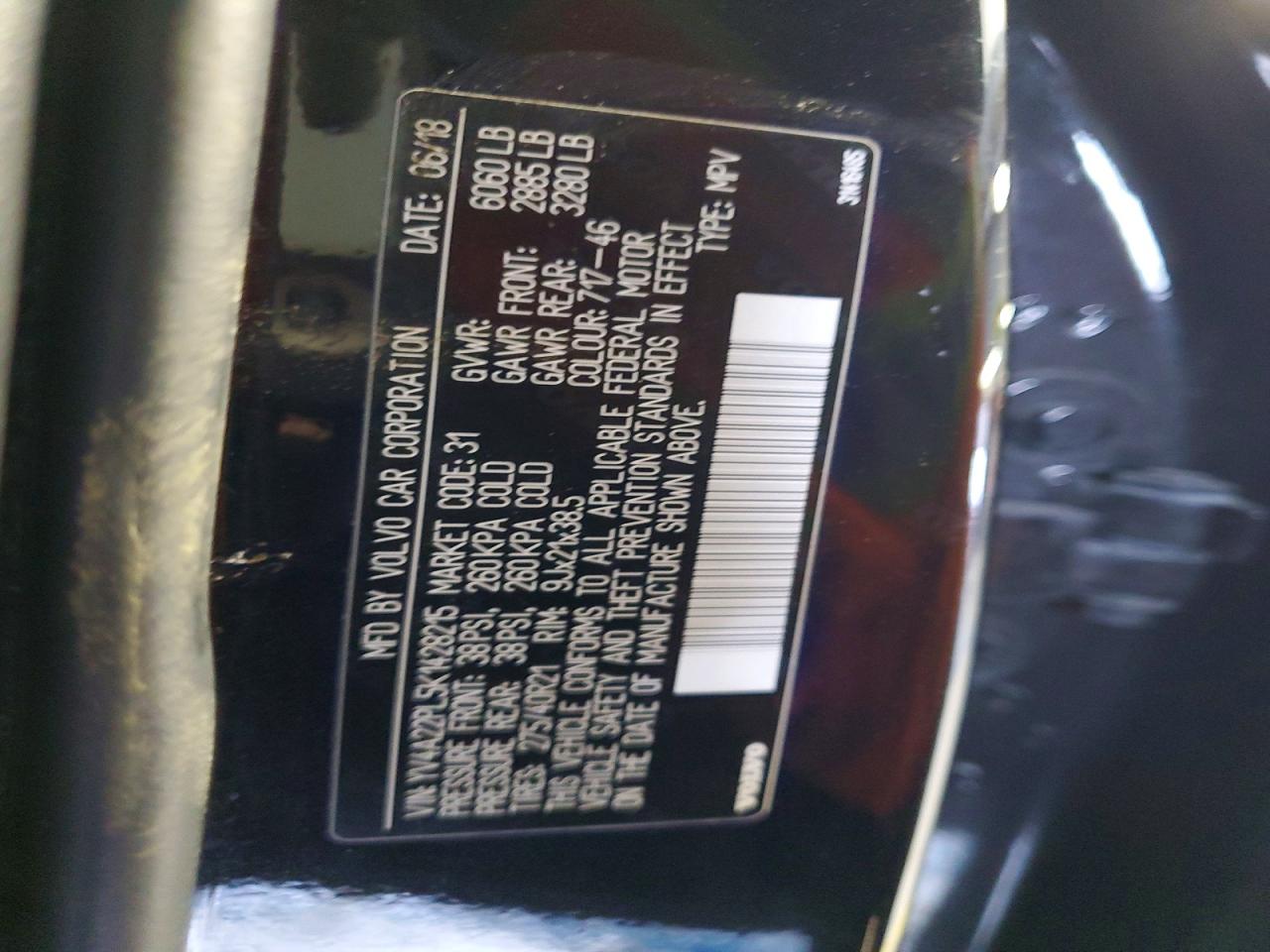 2019 VOLVO XC90 T6 INSCRIPTION photo 13