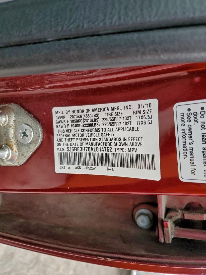 2010 HONDA CR-V EXL photo 27