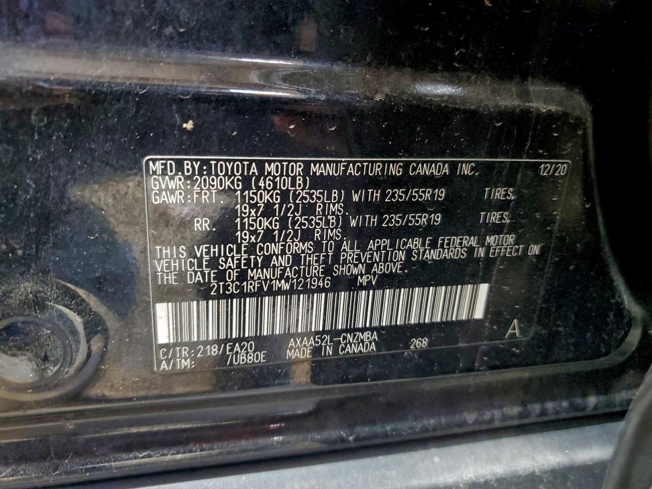 2021 TOYOTA RAV4 XLE PREMIUM photo 25