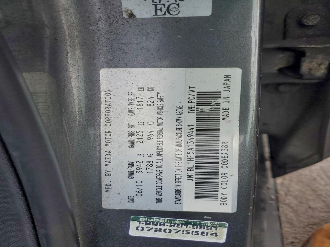 2010 MAZDA 3 I photo 13