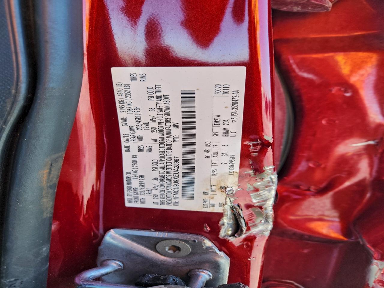 2014 FORD ESCAPE TITANIUM photo 25