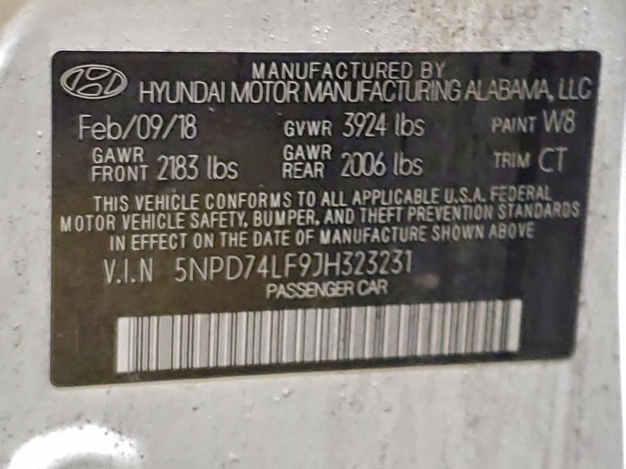 2018 HYUNDAI ELANTRA SE photo 23