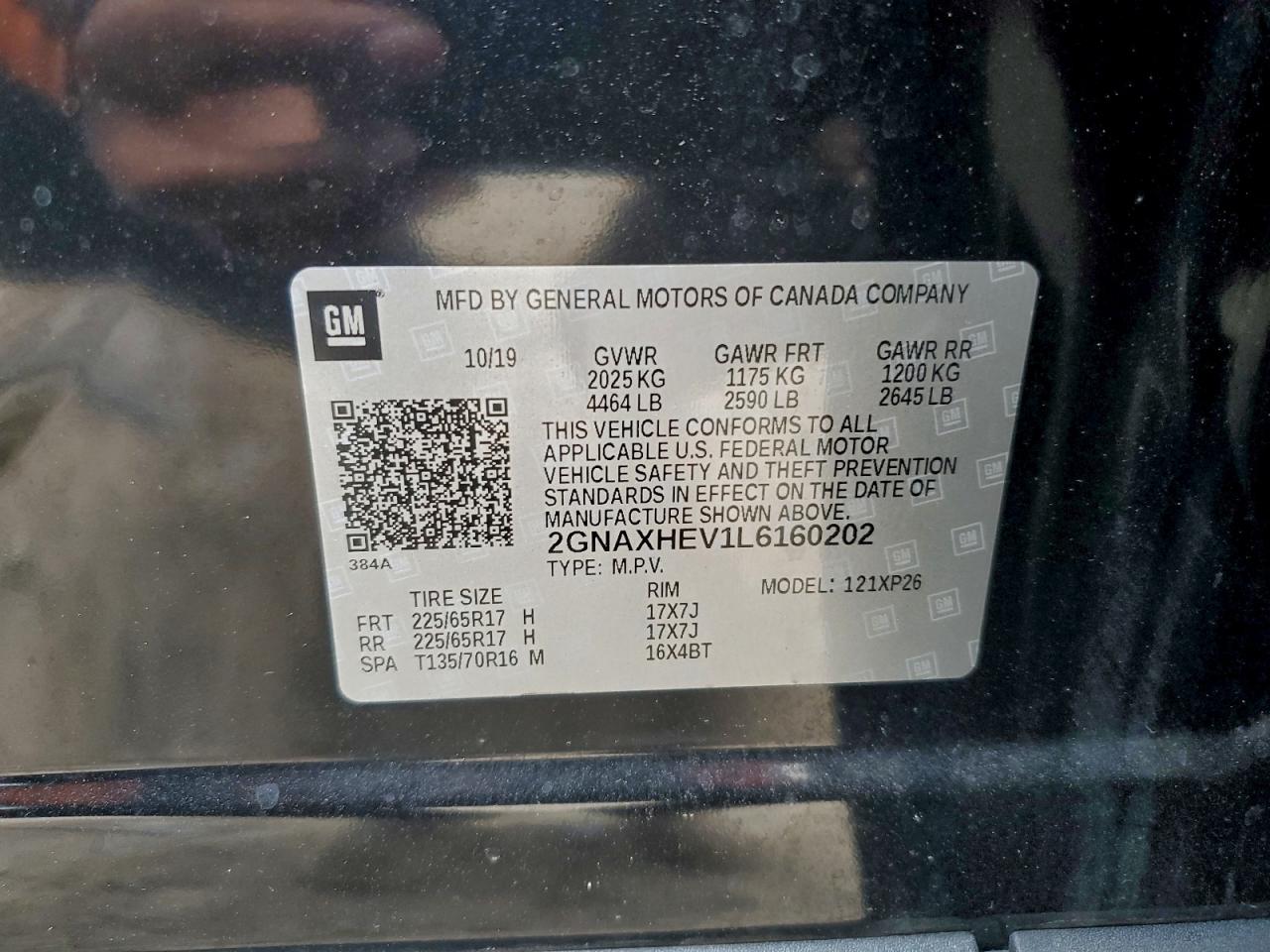 2020 CHEVROLET EQUINOX LS photo 13