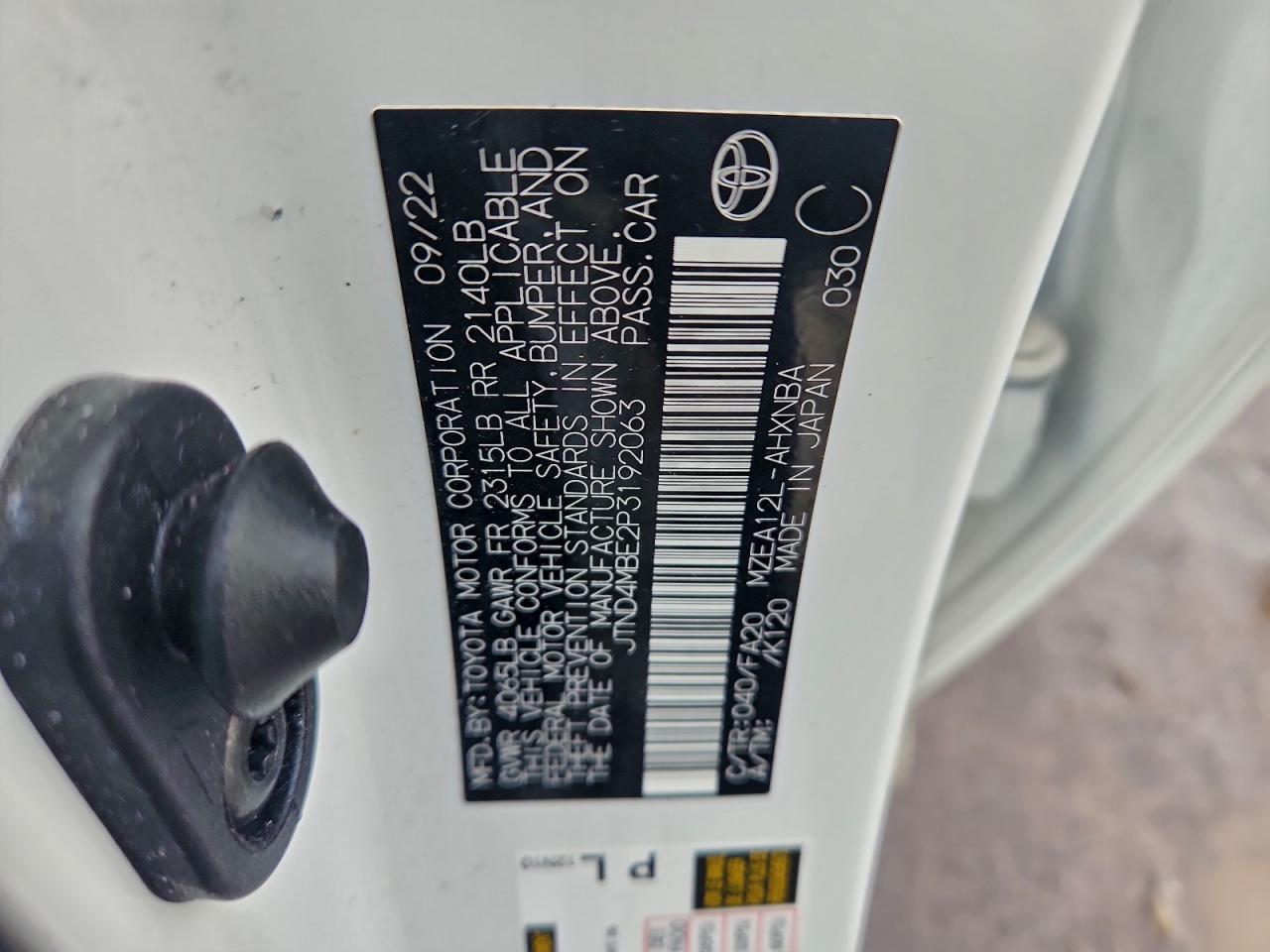2023 TOYOTA COROLLA SE photo 23