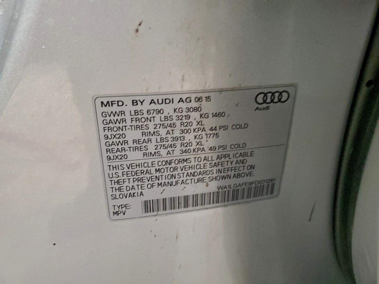 2015 AUDI Q7 PREMIUM PLUS photo 13