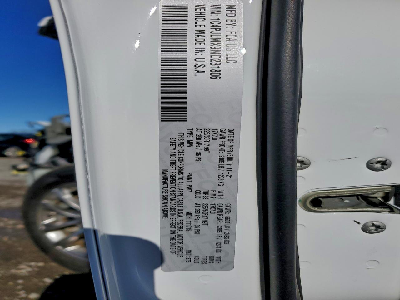 2021 JEEP CHEROKEE LATITUDE LUX photo 14