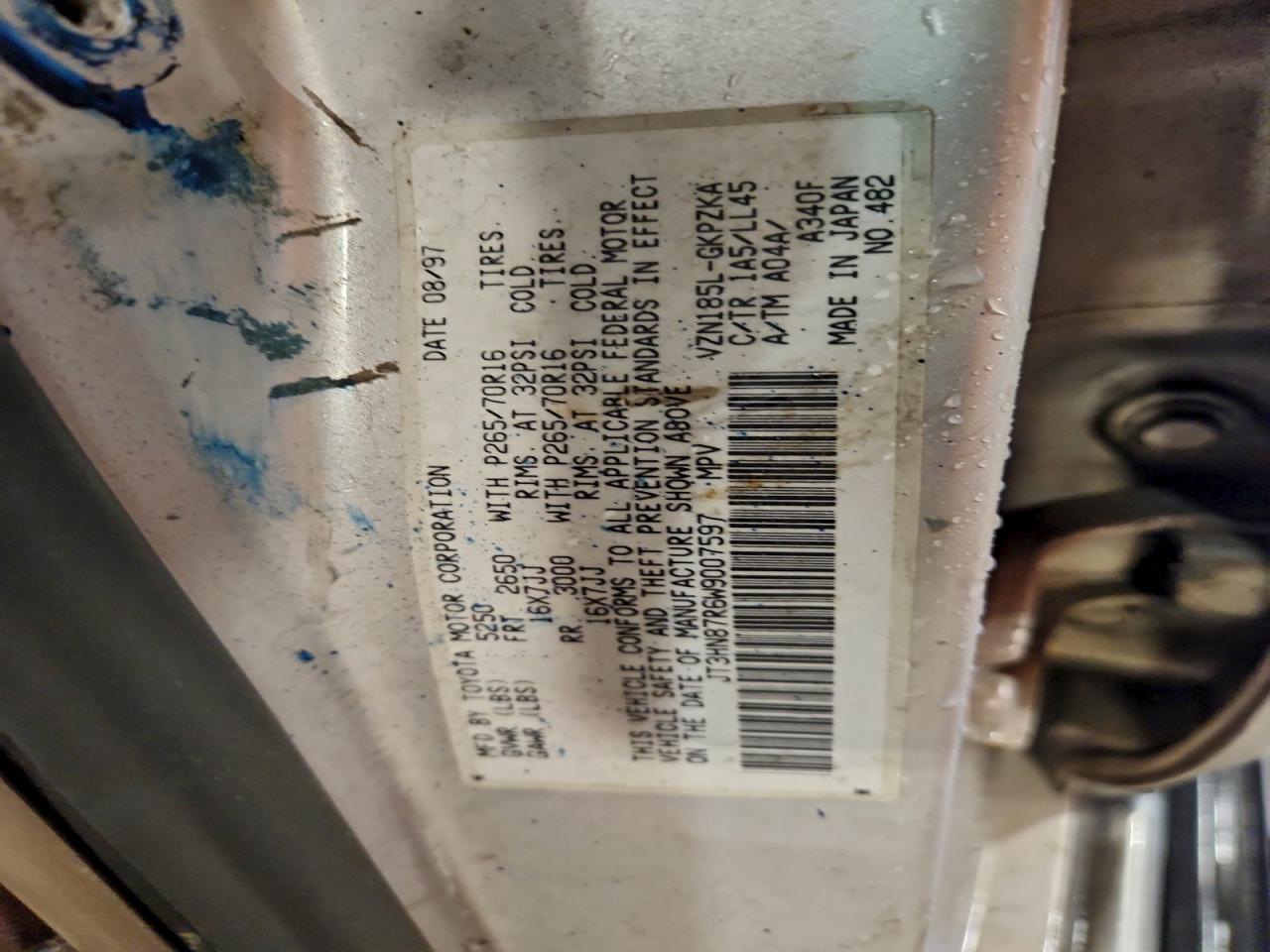 1998 TOYOTA 4RUNNER LIMITED photo 37