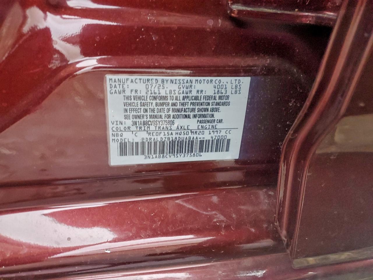 2025 NISSAN SENTRA SV photo 12