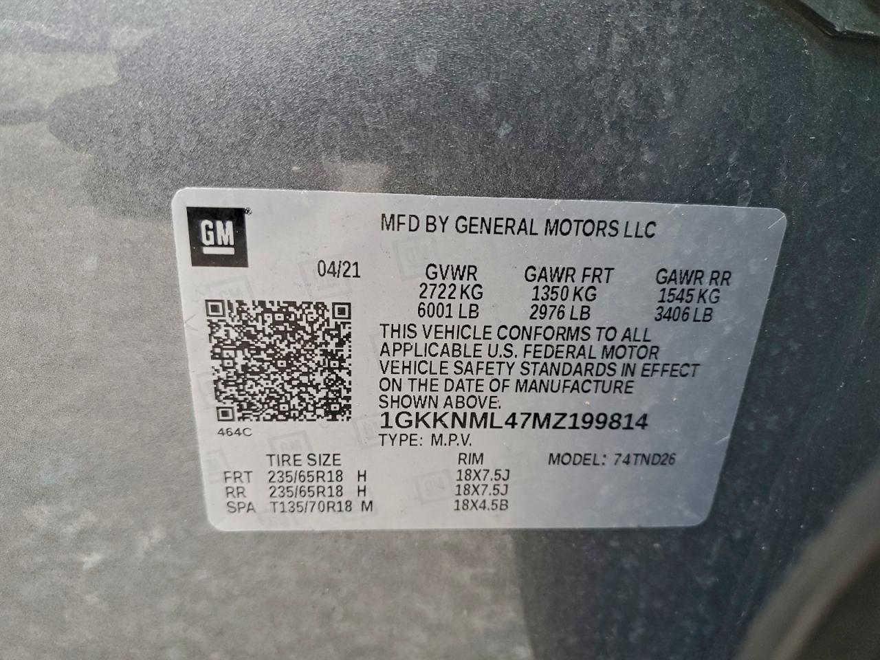 2021 GMC ACADIA SLT photo 13