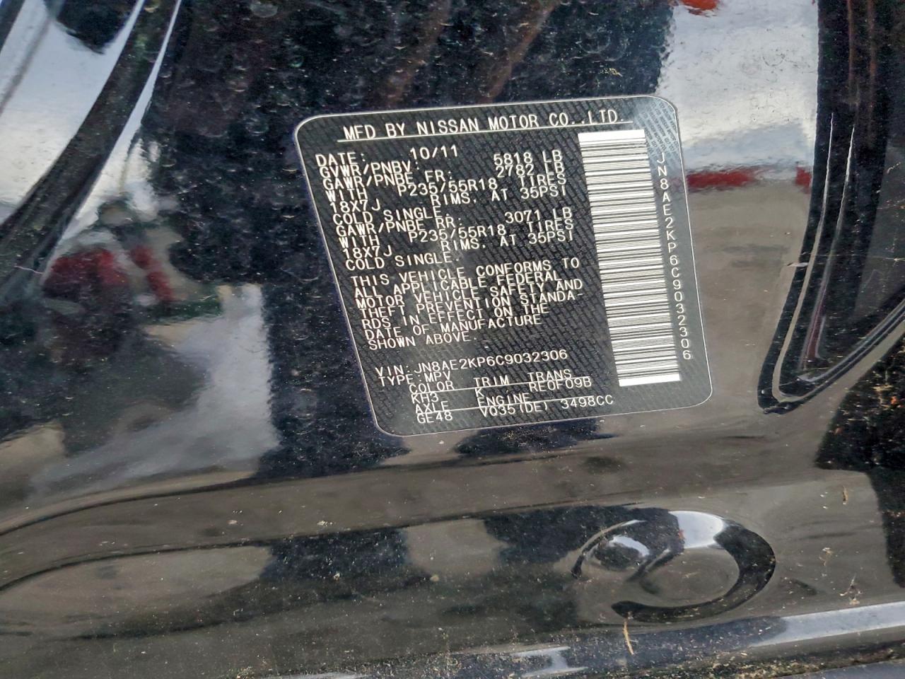 2012 NISSAN QUEST S photo 27
