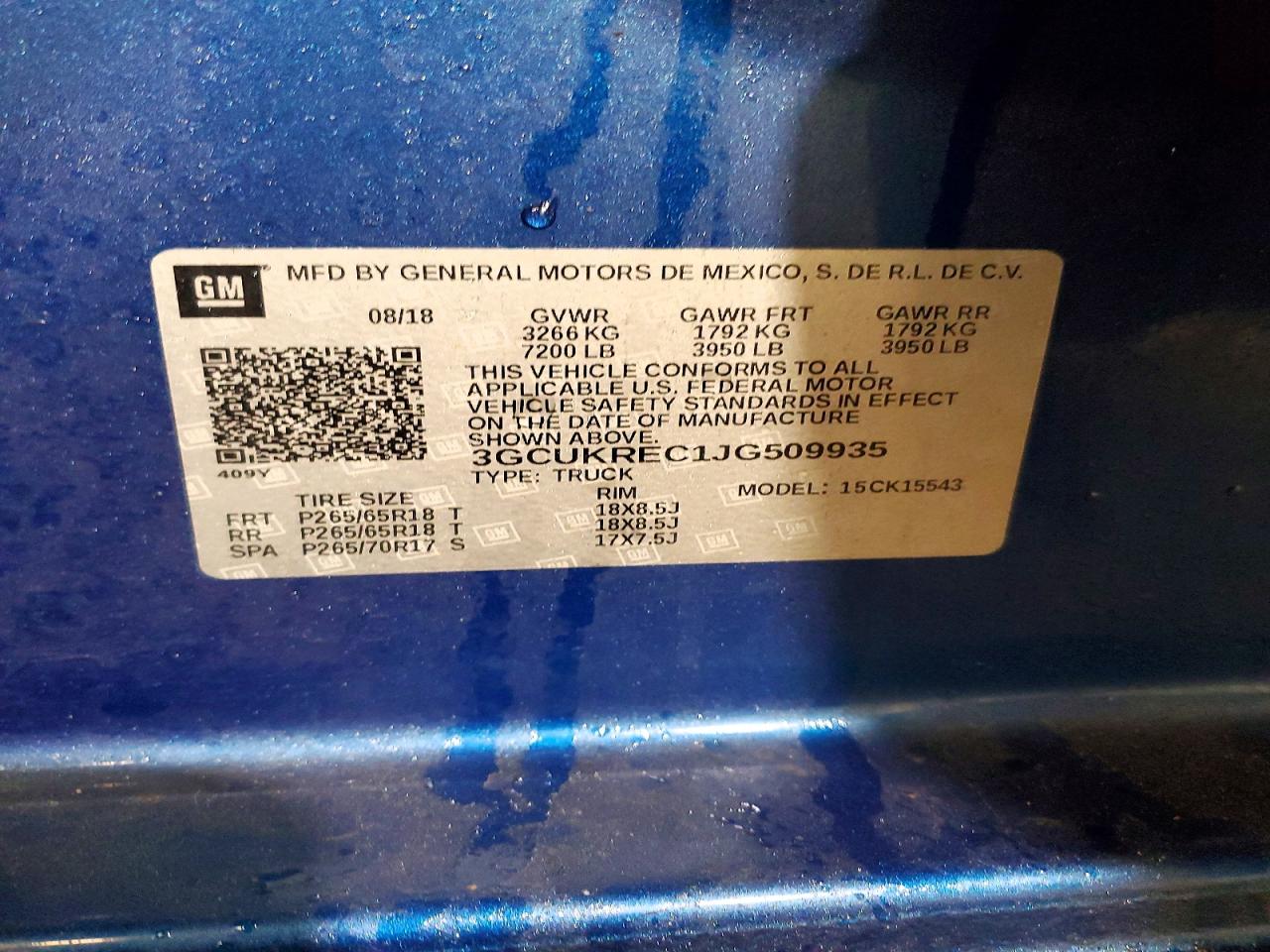 2018 CHEVROLET SILVERADO K1500 LT photo 12
