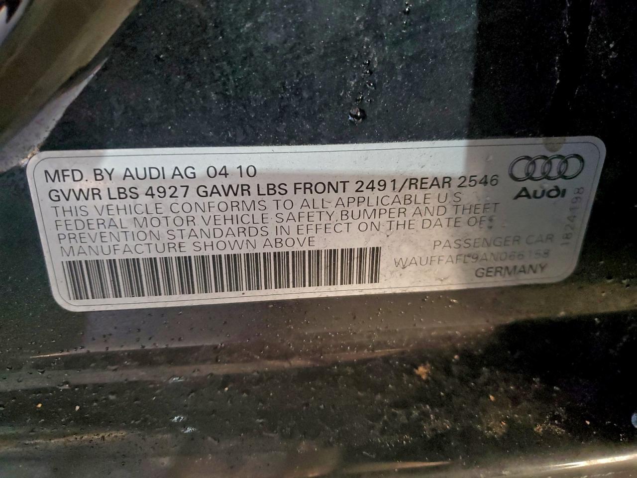2010 AUDI A4 PREMIUM PLUS photo 12