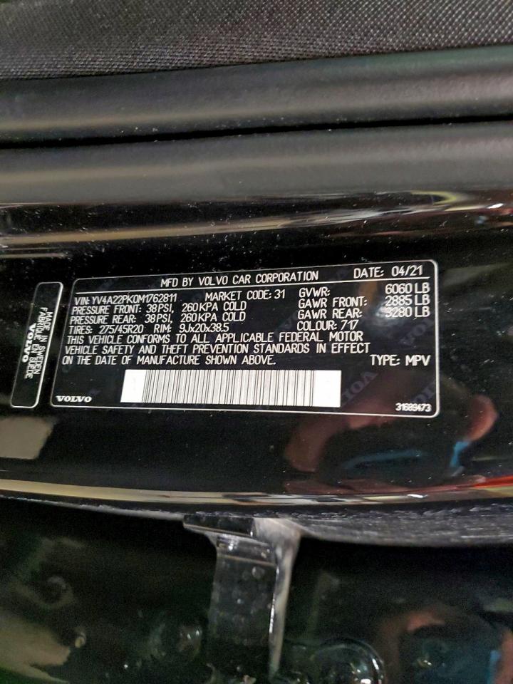 2021 VOLVO XC90 T6 MOMENTUM photo 13