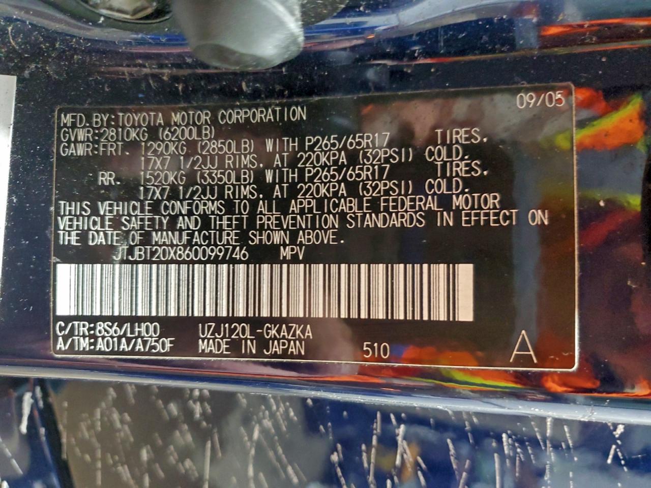 2006 LEXUS GX 470 photo 40