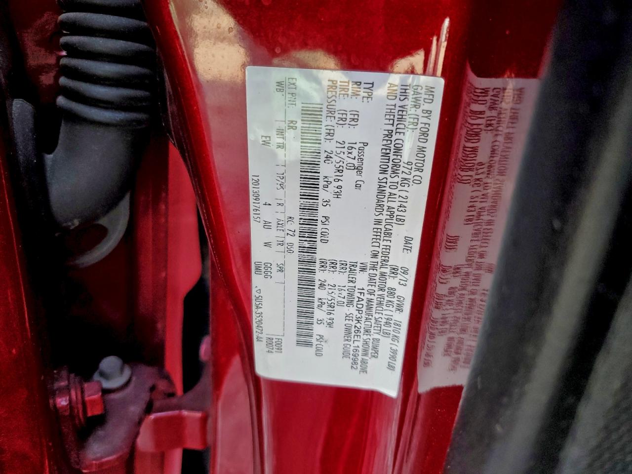2014 FORD FOCUS SE photo 12