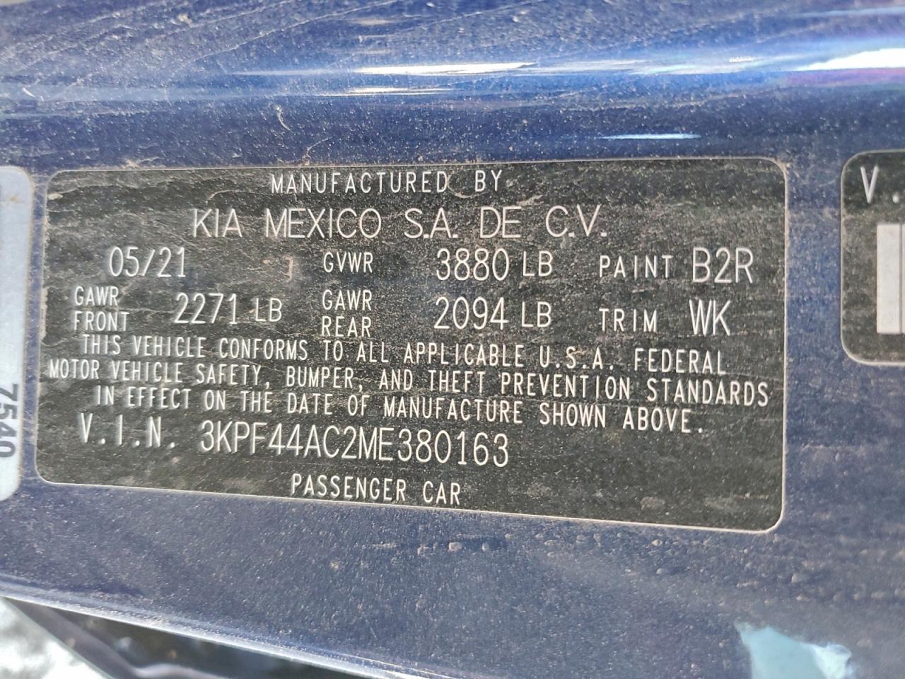 2021 KIA FORTE GT photo 12