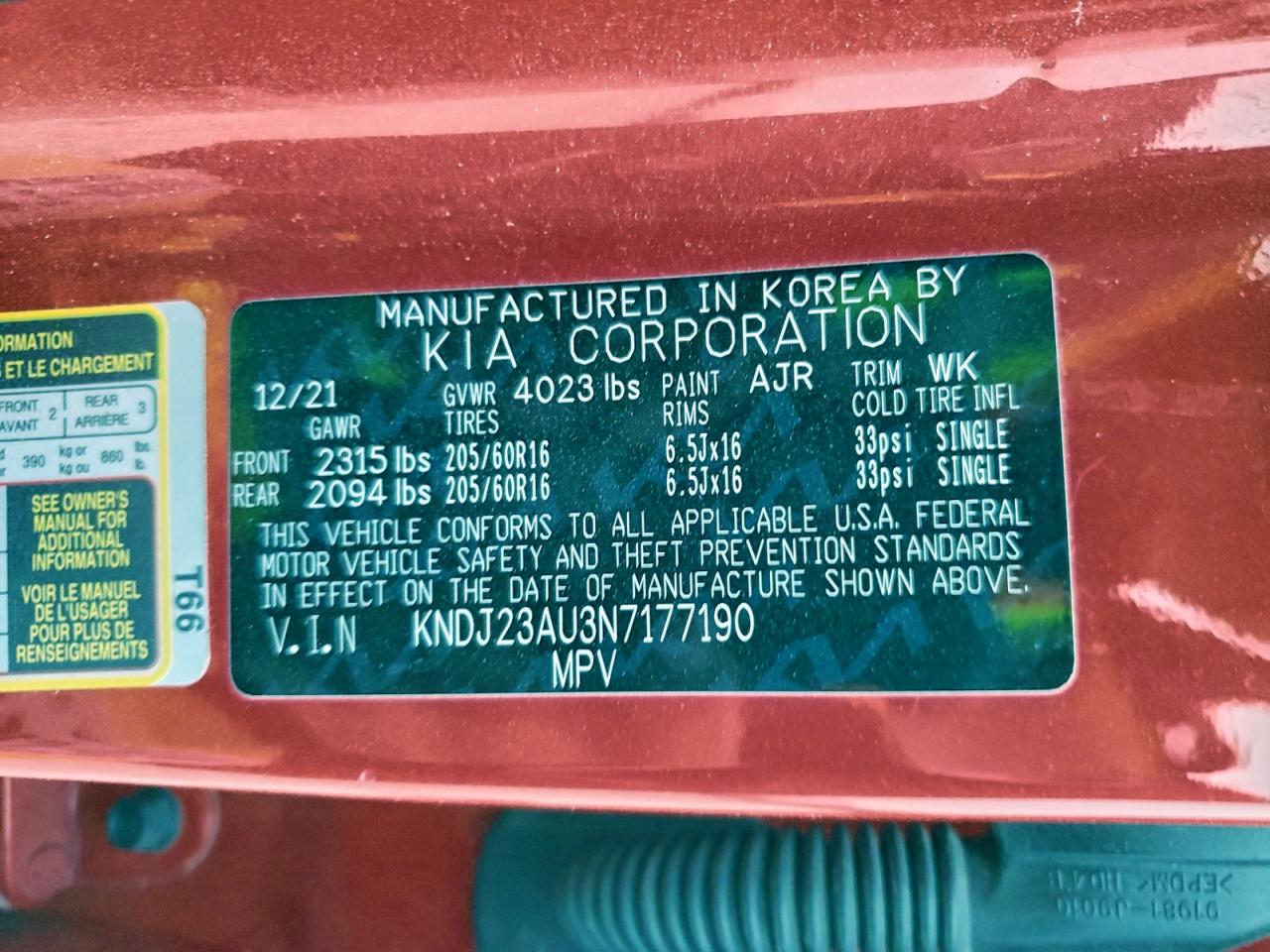 2022 KIA SOUL LX photo 27