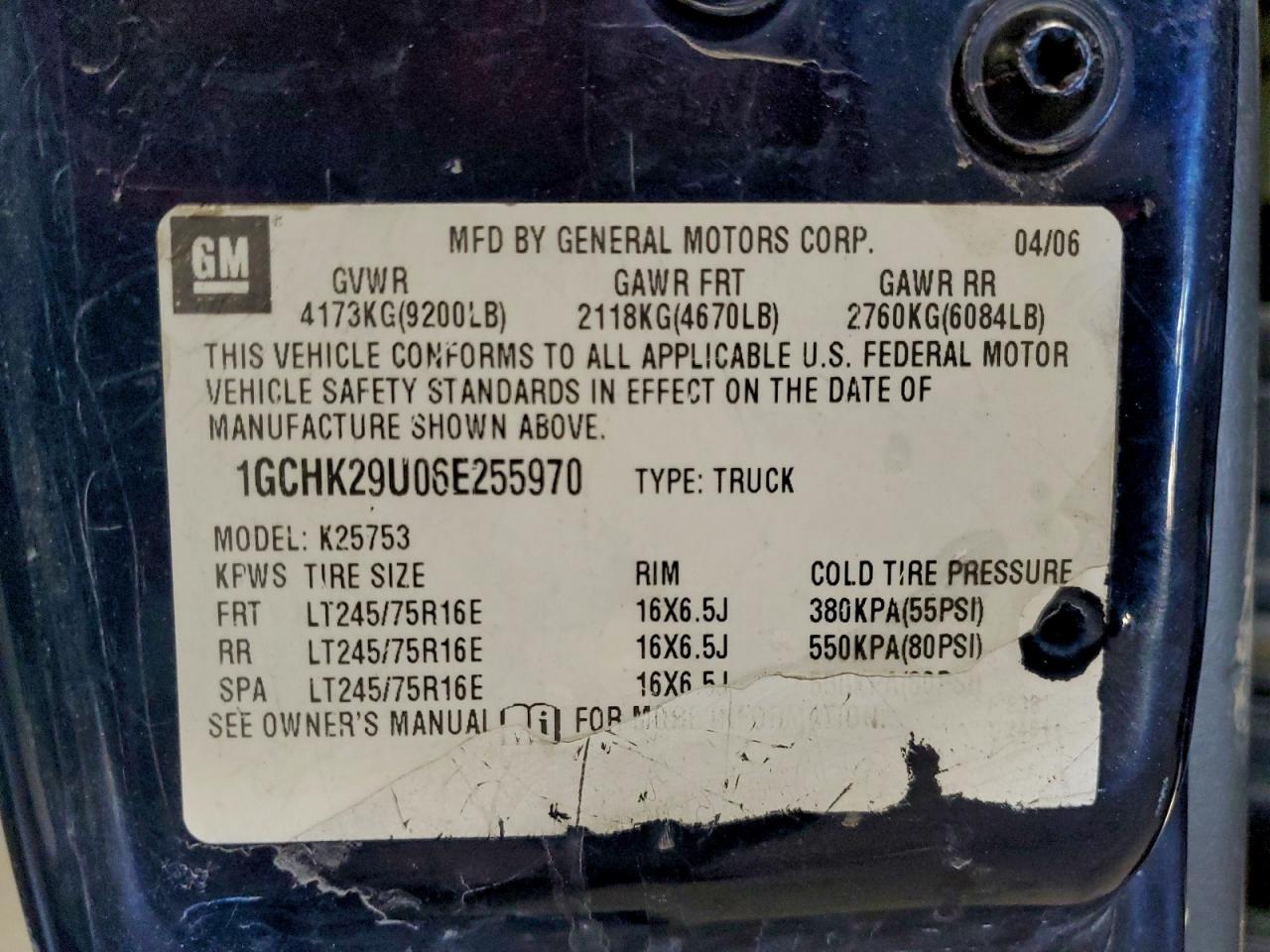 2006 CHEVROLET SILVERADO K2500 HEAVY DUTY photo 23