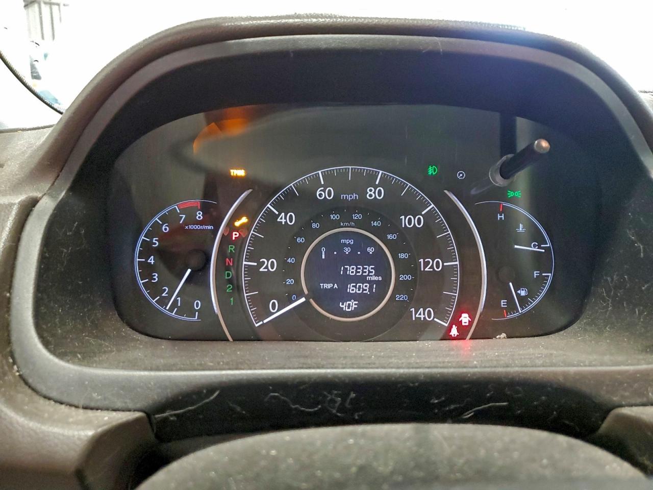 2012 HONDA CR-V EXL photo 9