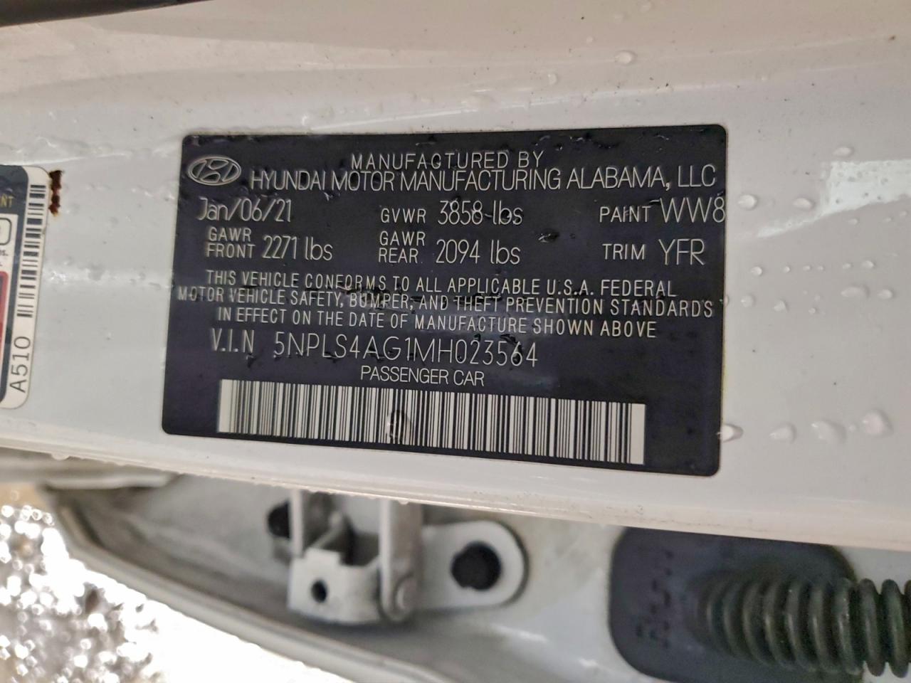 2021 HYUNDAI ELANTRA SEL photo 25
