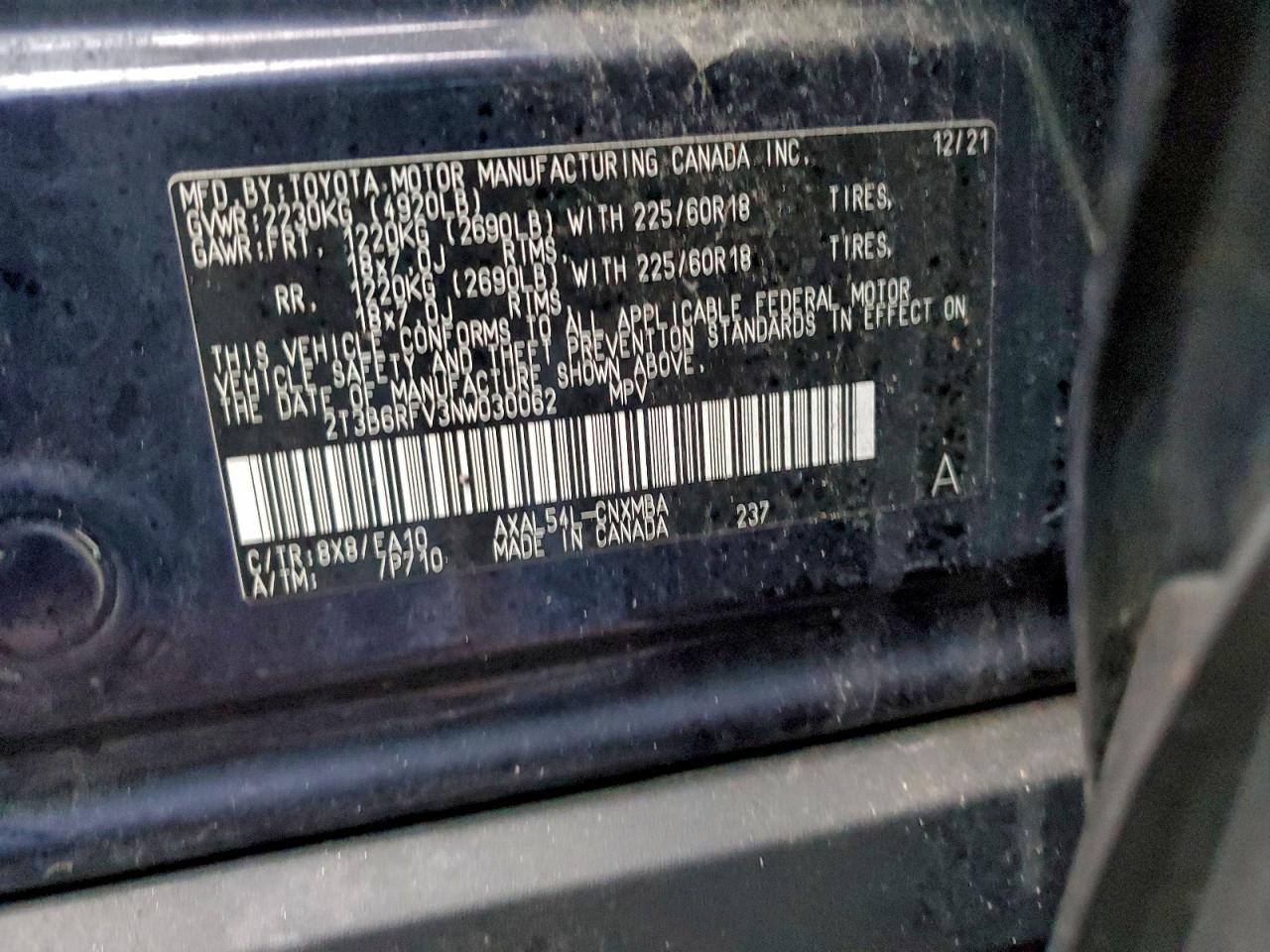 2022 TOYOTA RAV4 XLE PREMIUM photo 37