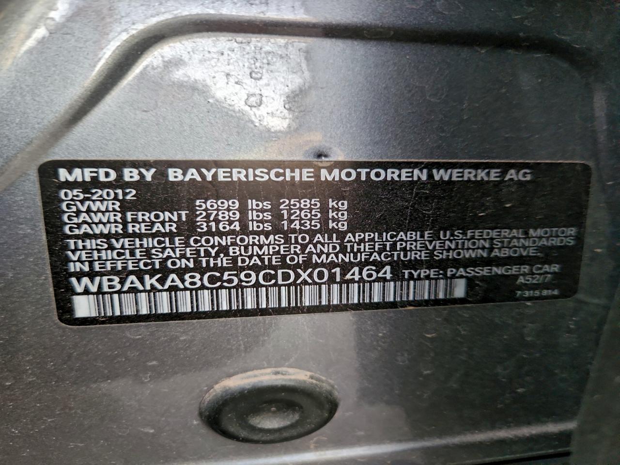 2012 BMW 750 I photo 23