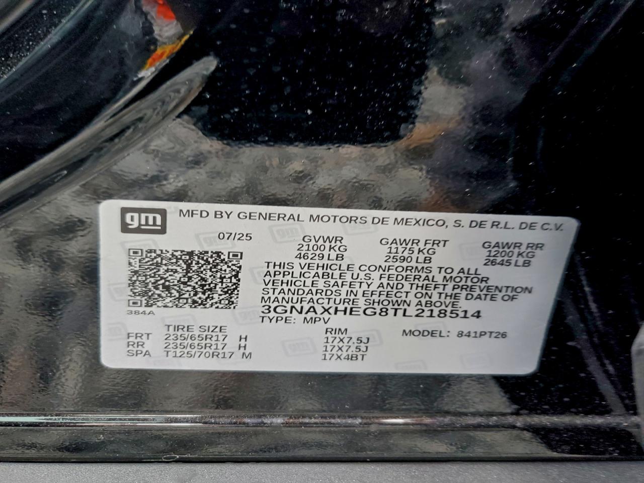 2026 CHEVROLET EQUINOX LT photo 13