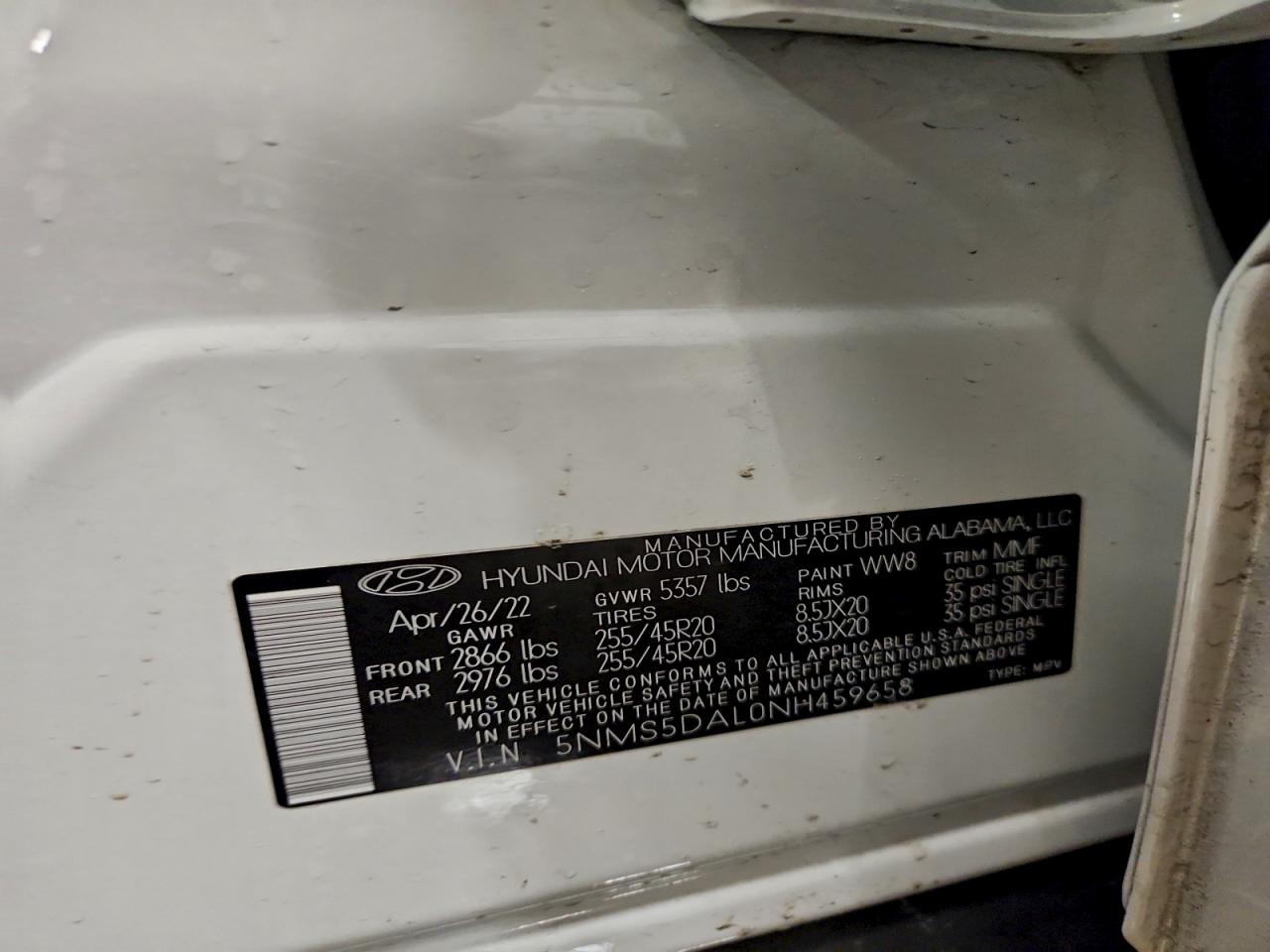 2022 HYUNDAI SANTA FE CALLIGRAPHY photo 12