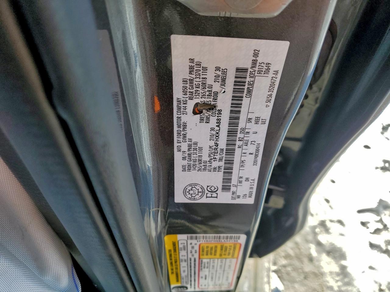2019 FORD RANGER XL photo 12