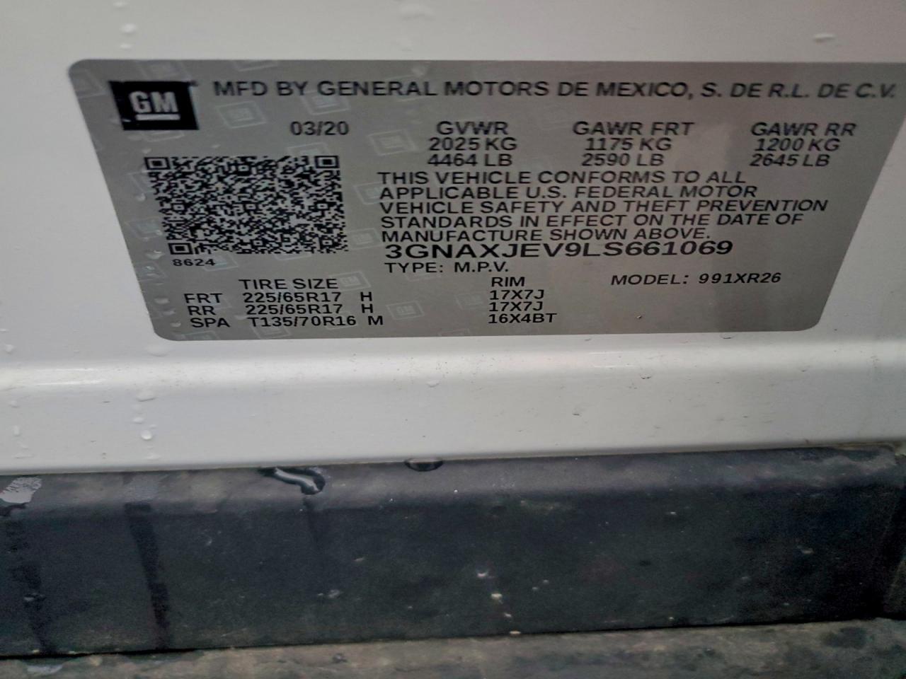 2020 CHEVROLET EQUINOX LT photo 27