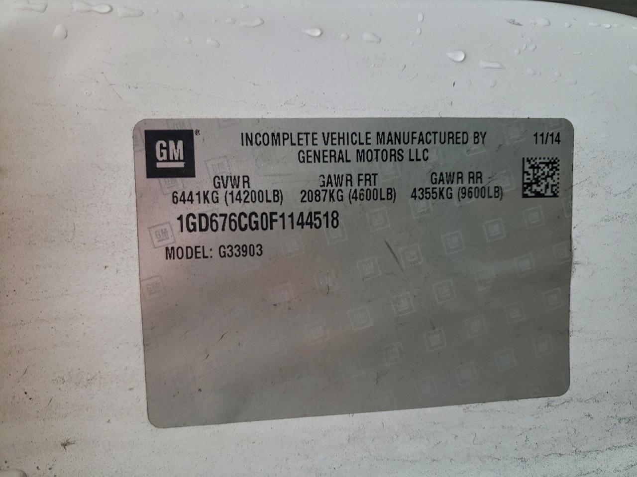 2015 GMC SAVANA DELIVERY TRUCK photo 13