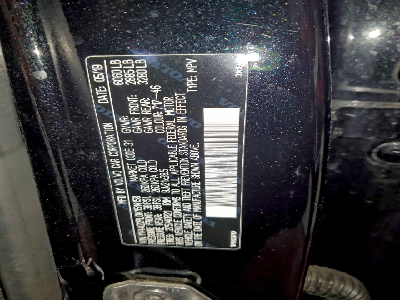 2019 VOLVO XC90 T6 INSCRIPTION photo 13