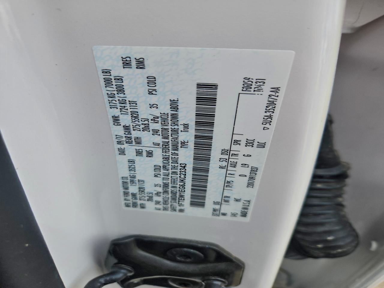 2018 FORD F150 SUPERCREW photo 11