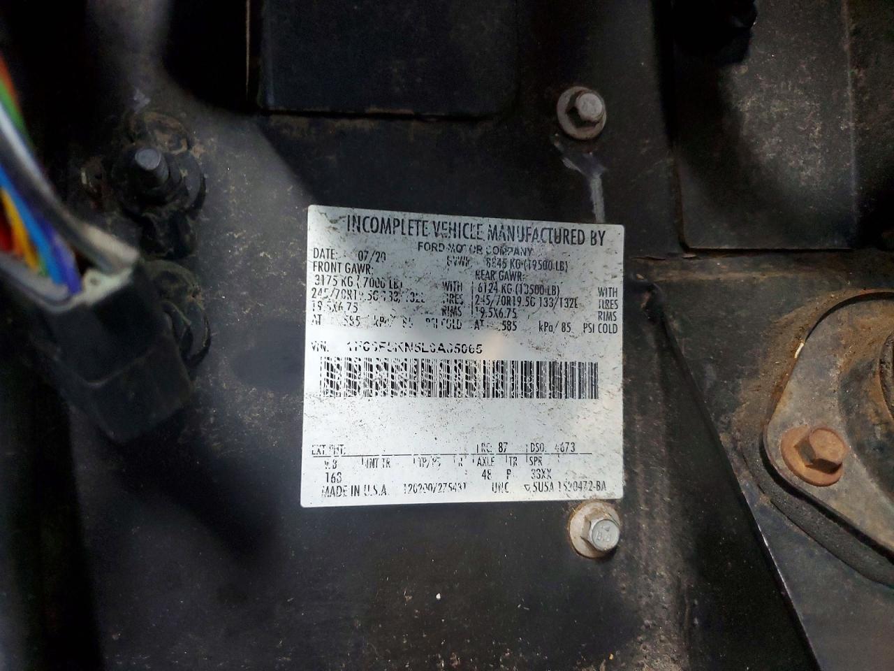 2020 FORD F59 DELIVERY TRUCK photo 37