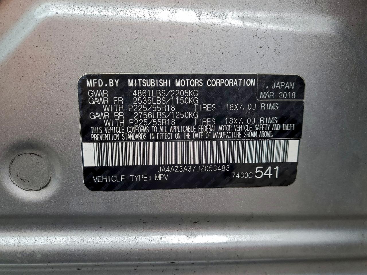 2018 MITSUBISHI OUTLANDER SE photo 13