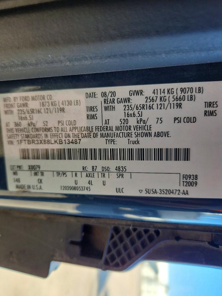 2020 FORD TRANSIT T-250 photo 37
