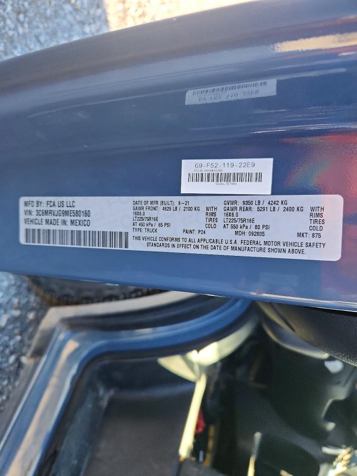 2021 RAM PROMASTER 3500 DELIVERY VAN photo 27