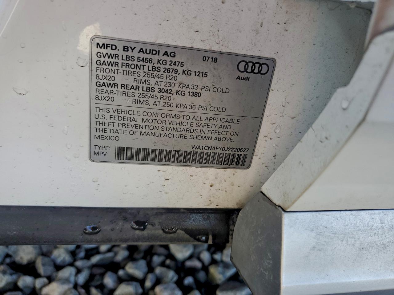2018 AUDI Q5 PRESTIGE photo 40