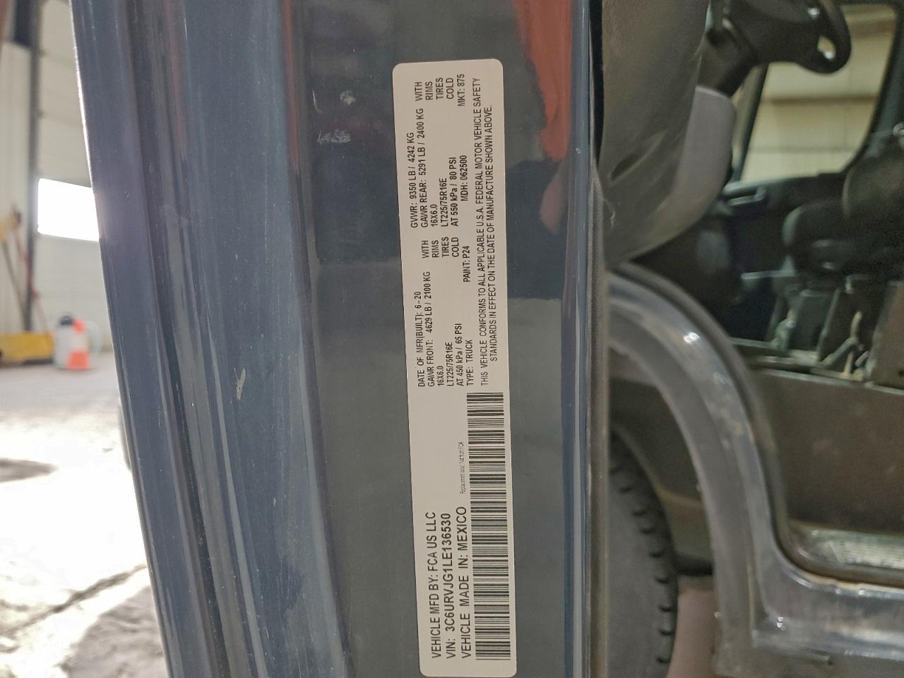 2020 RAM PROMASTER 3500 DELIVERY VAN photo 25