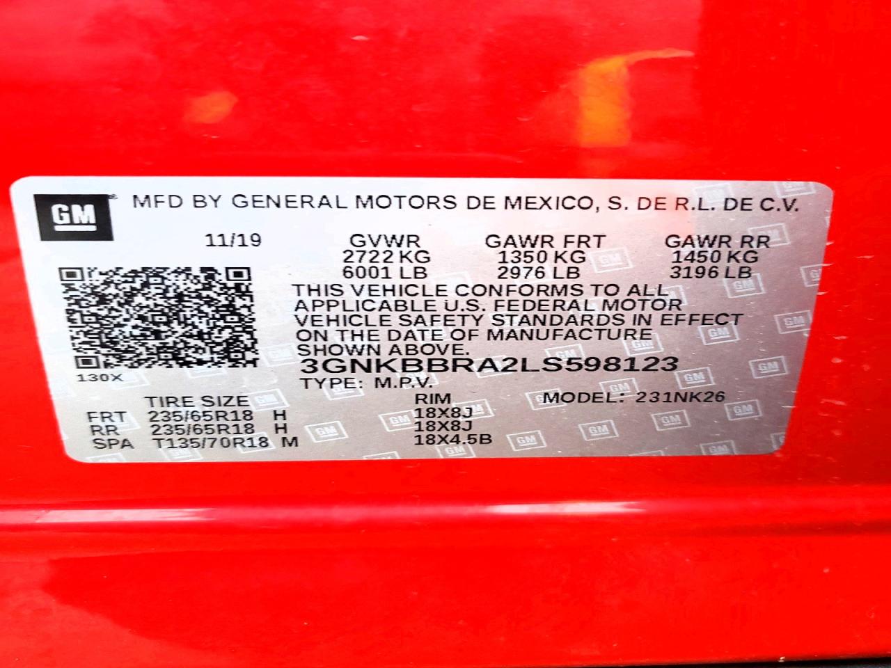 2020 CHEVROLET BLAZER 1LT photo 27