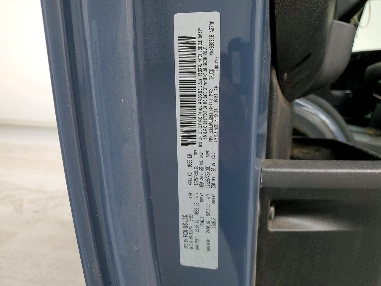 2020 RAM PROMASTER 3500 3500 HIGH photo 13