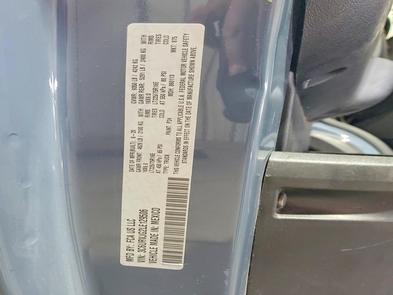2020 RAM PROMASTER 3500 3500 HIGH photo 25