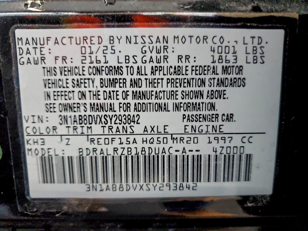 2025 NISSAN SENTRA SR photo 13