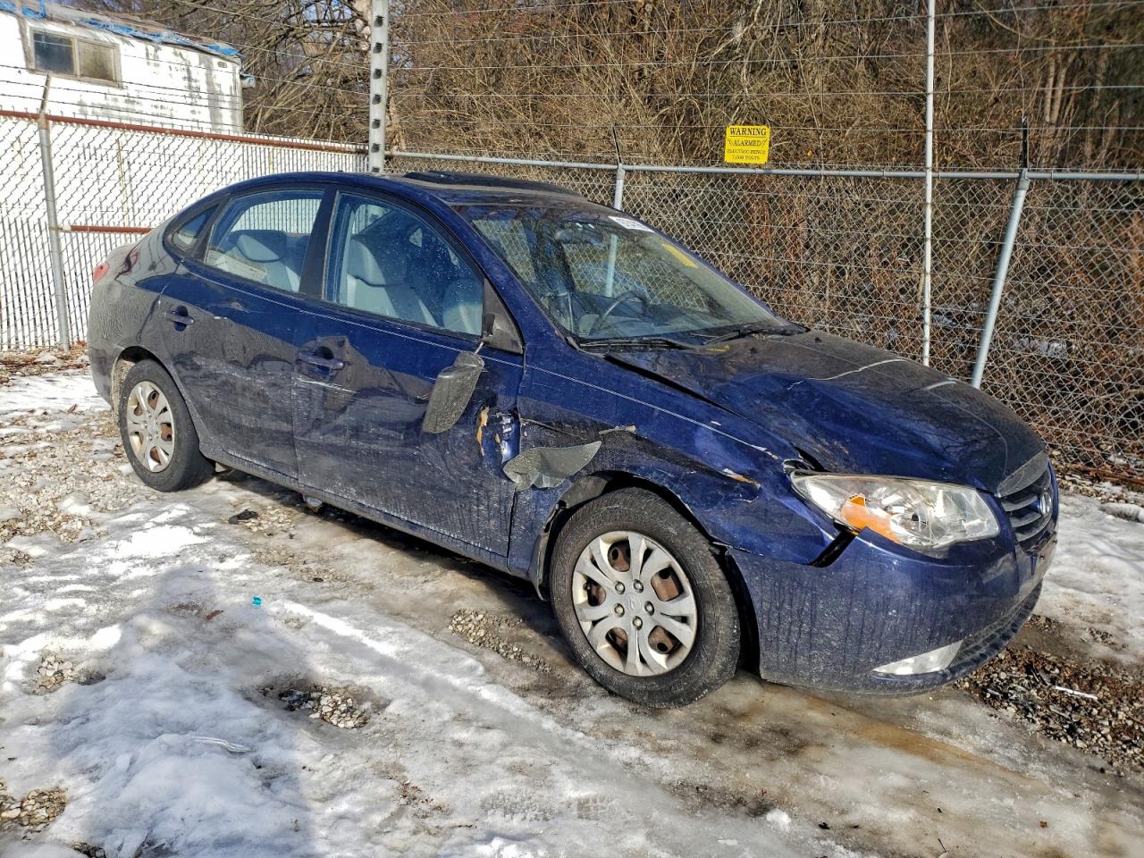 2010 HYUNDAI ELANTRA BLUE photo 7